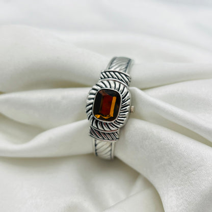 Amber-Toned Peek-a-boo Watch