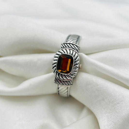 Amber-Toned Peek-a-boo Watch
