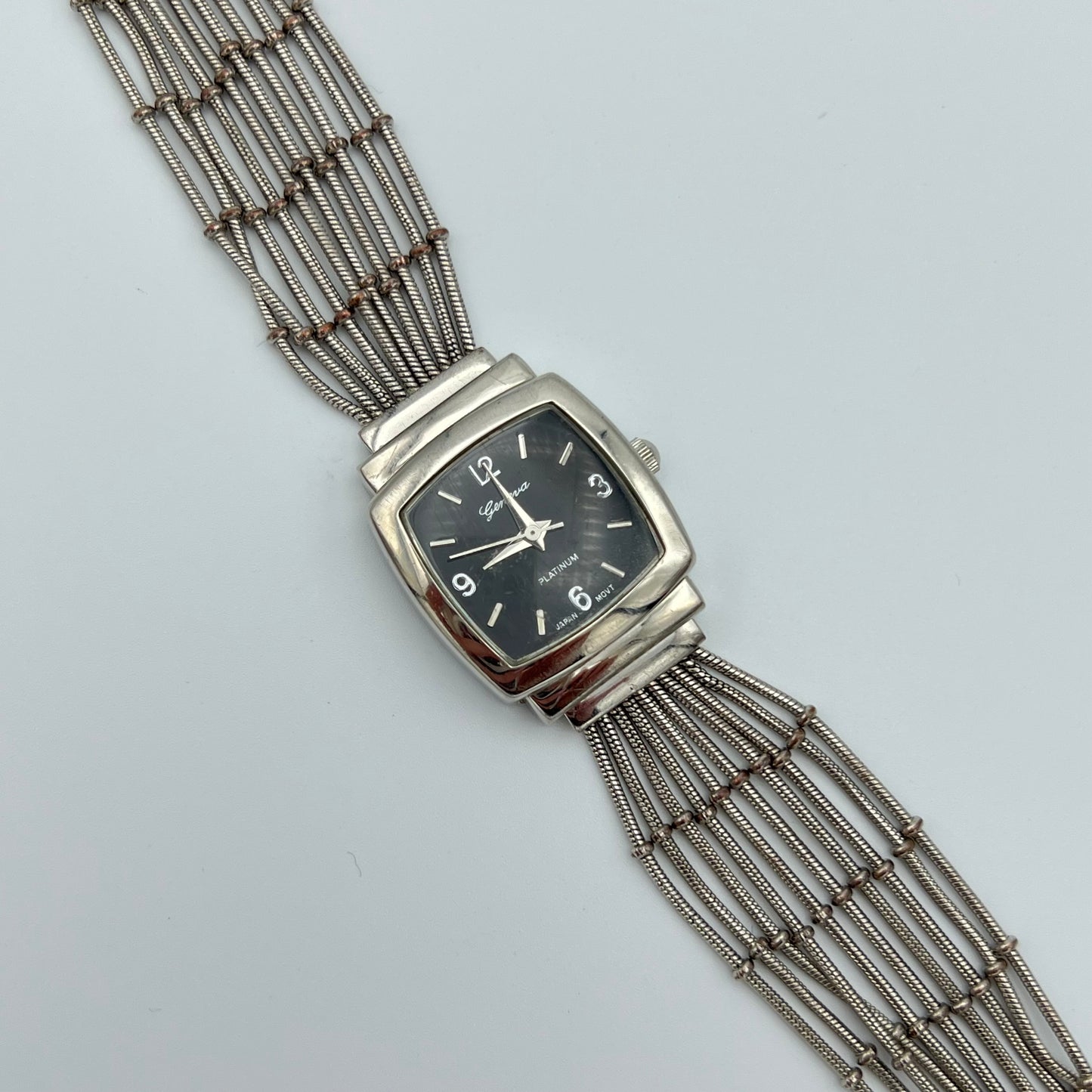 🩶 Multi-Strings Silver Watch