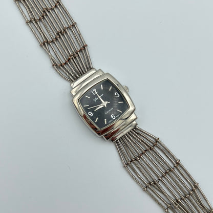 🩶 Multi-Strings Silver Watch