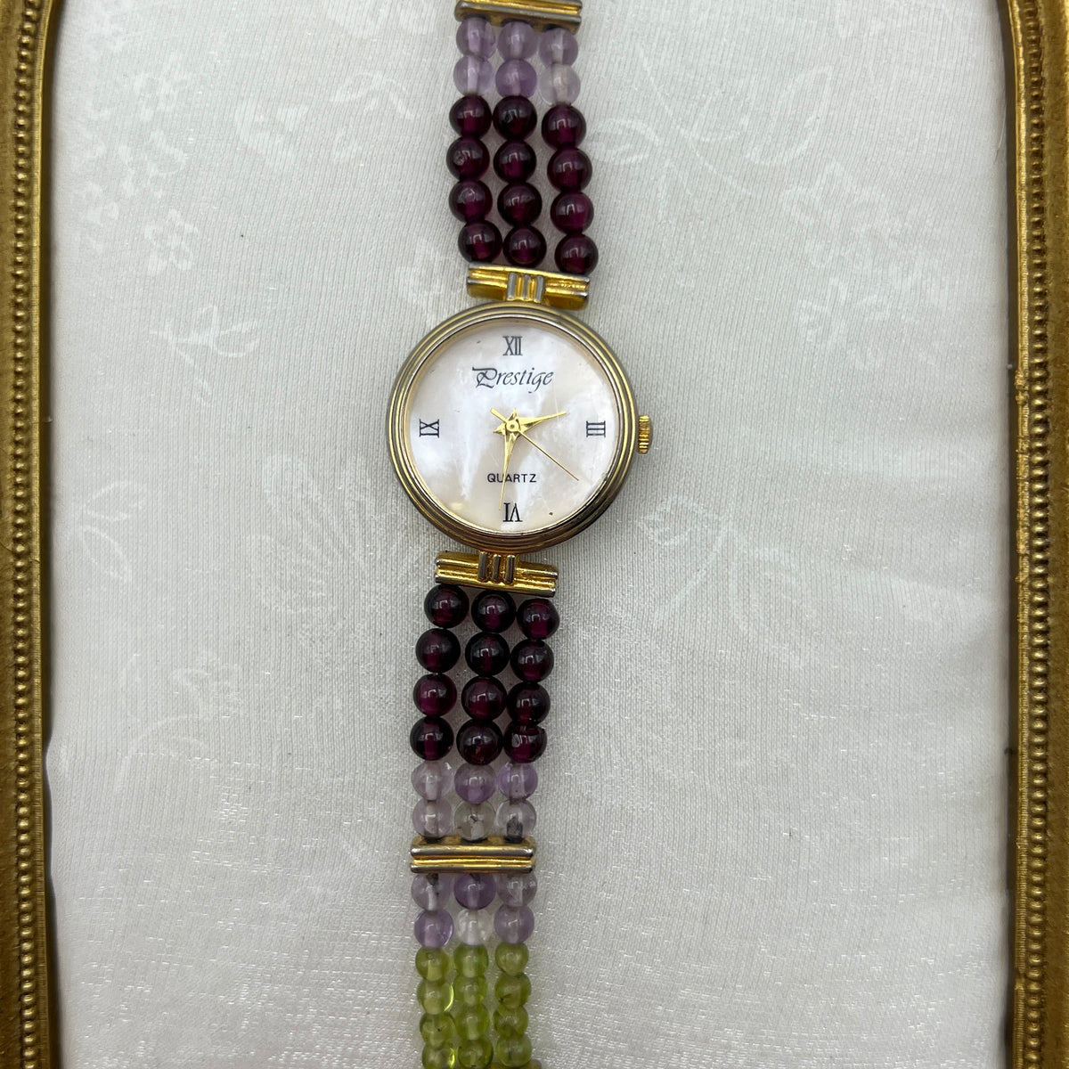 Multi-Colored Mother of Pearl Watch
