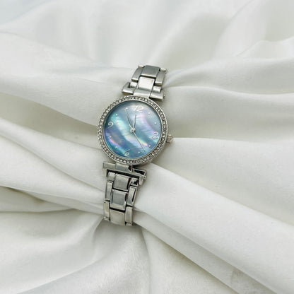 Diamanté Blue Dial Watch