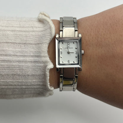 🩶 Silver-Toned Anne Klein Watch