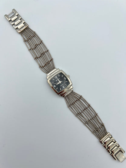 🩶 Multi-Strings Silver Watch