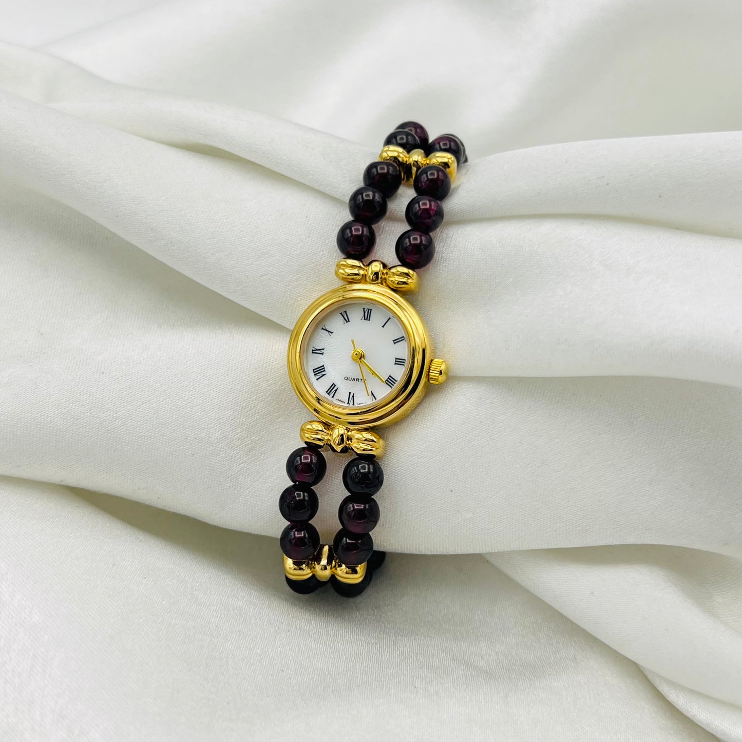 Amethyst-Toned Watch