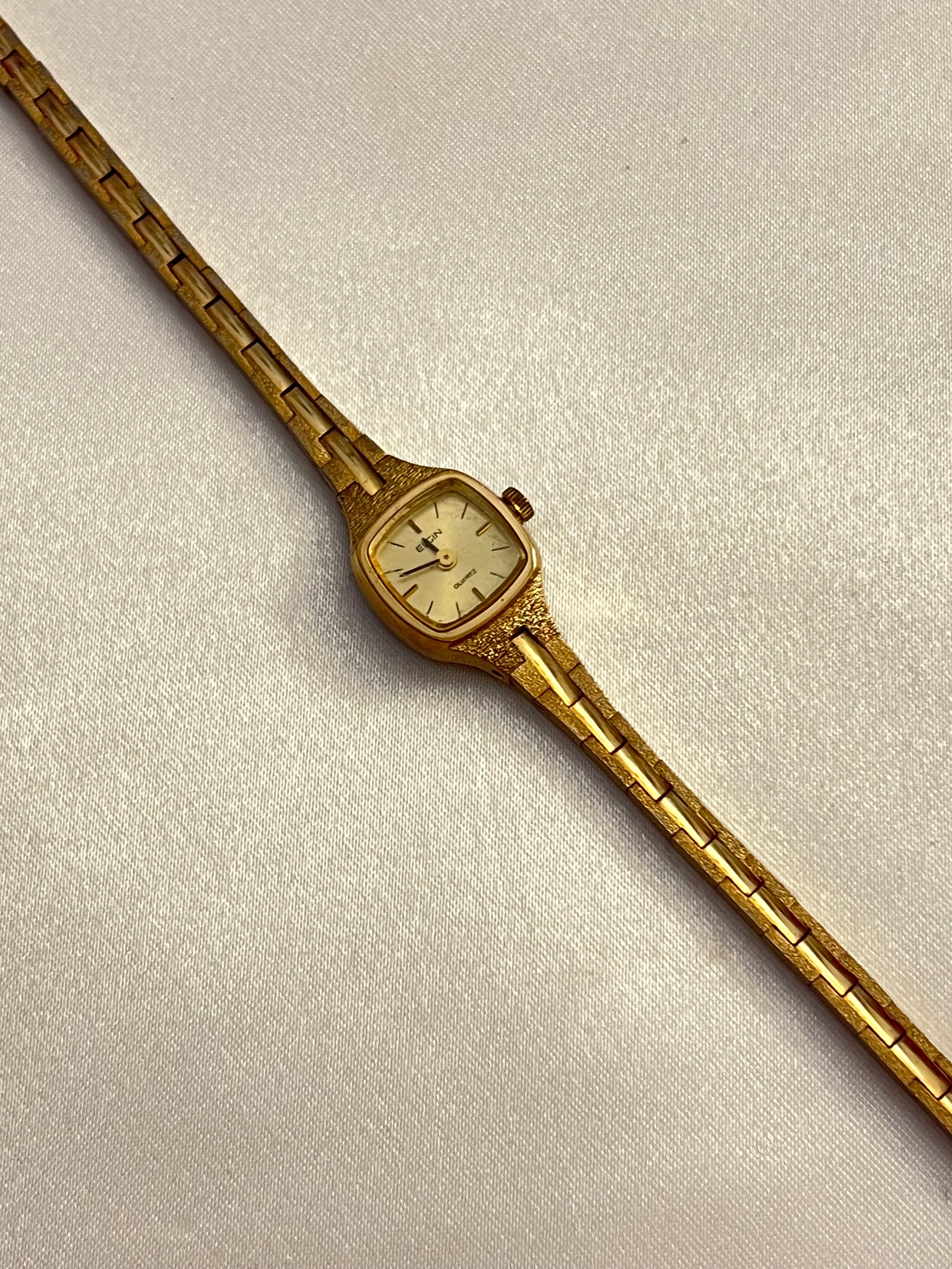 Dainty Elgin Gold Watch