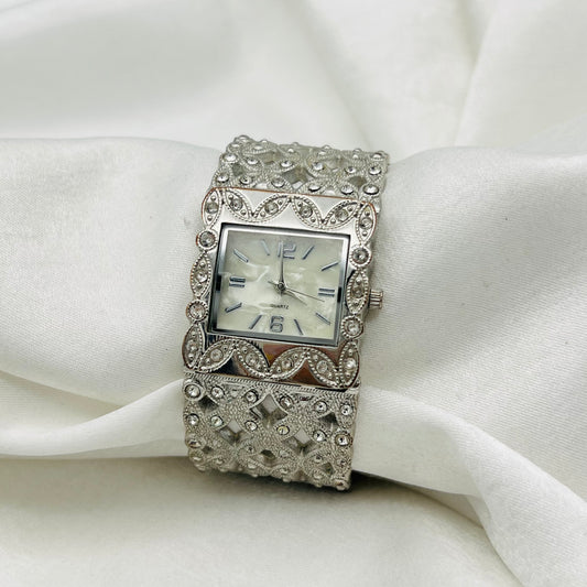 Intricate Detailed Cuff Watch