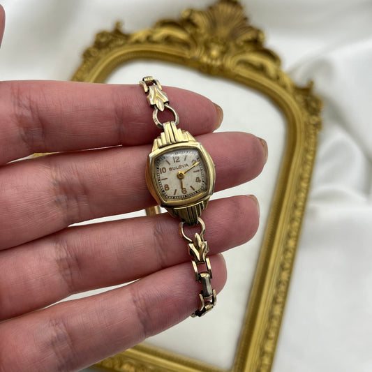 Dainty Bulova 10k RGP Watch *Best for small wrist*