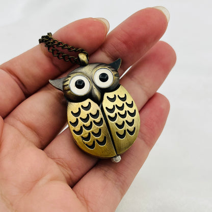 Owl Watch Necklace