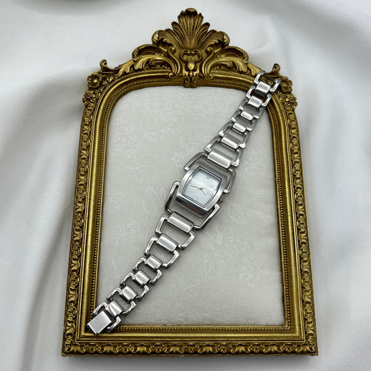 Intricate Silver-Tone Watch