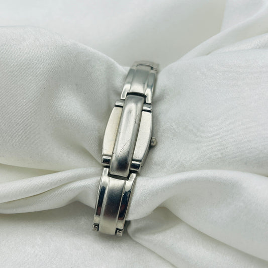 Silver-Toned Peek a Boo Watch