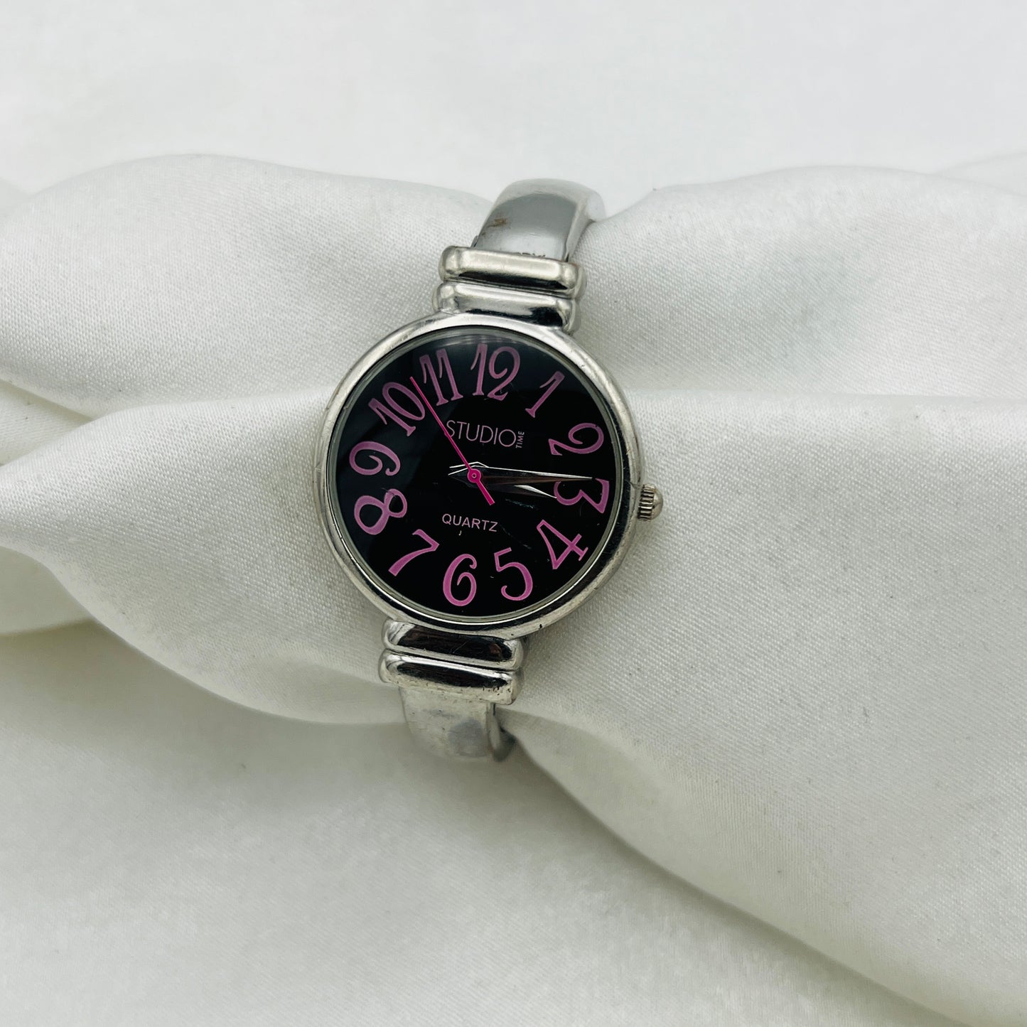 Black & Pink Dial Watch