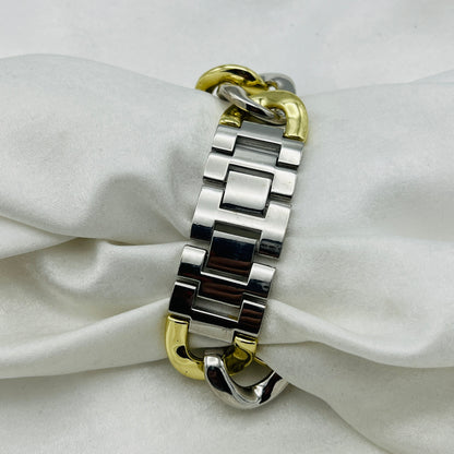 Two-Toned Chain Link Watch
