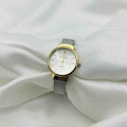 Two-Toned Cuff Watch