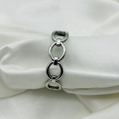 Cute Diamanté Silver-Toned Watch