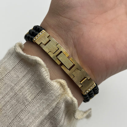 Black Detailed Watch