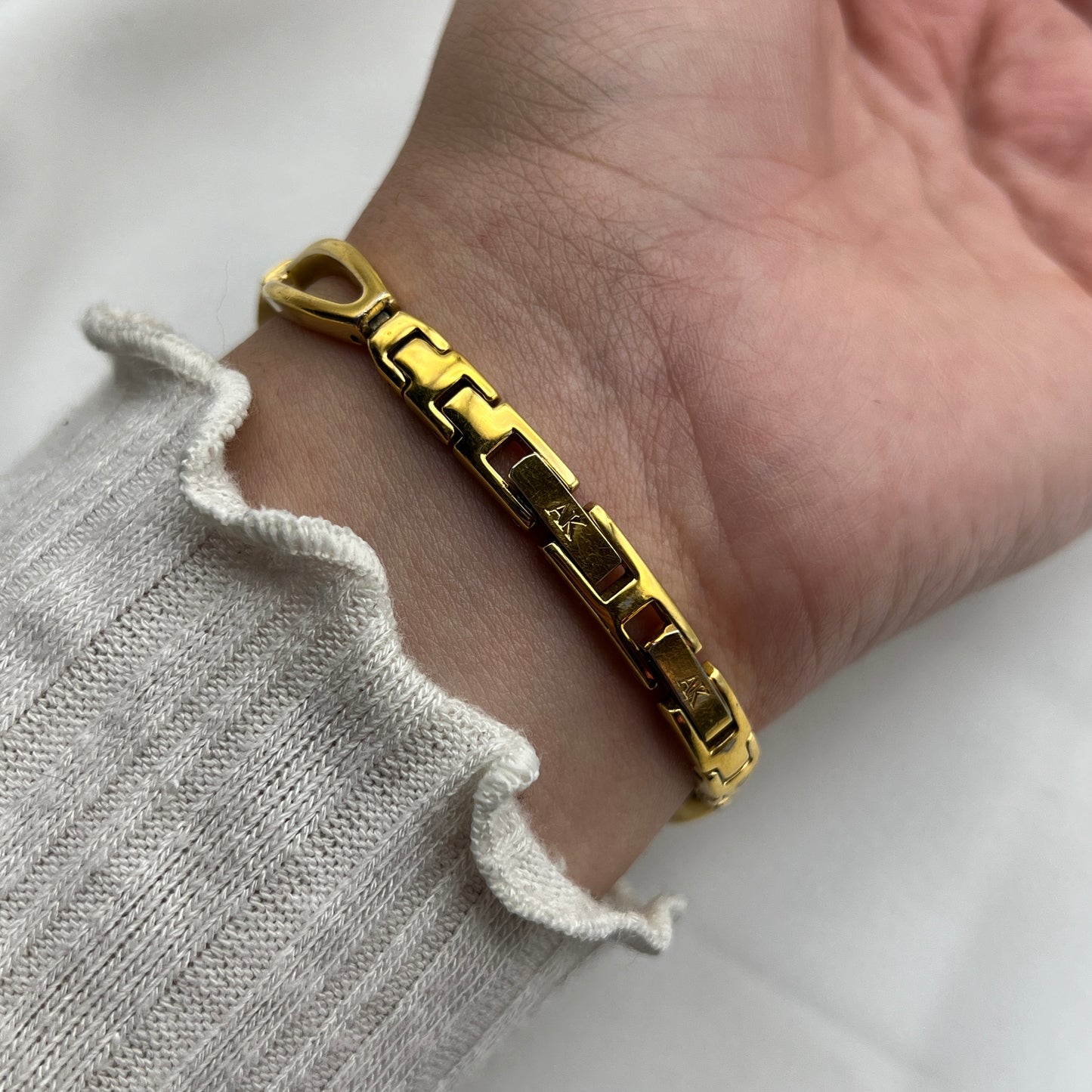 Anne Klein Bow Gold-Tone Watch