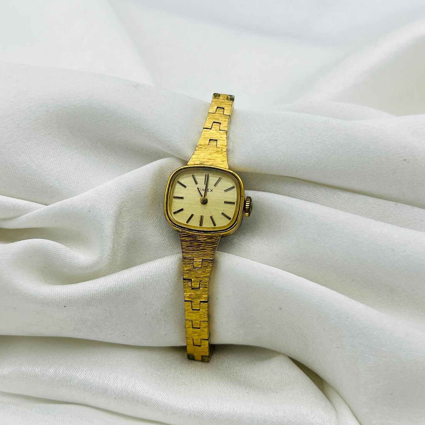 Timex Brushed Gold Tone Watch