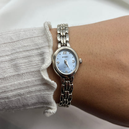 Baby Blue Dial Two-Tone Watch