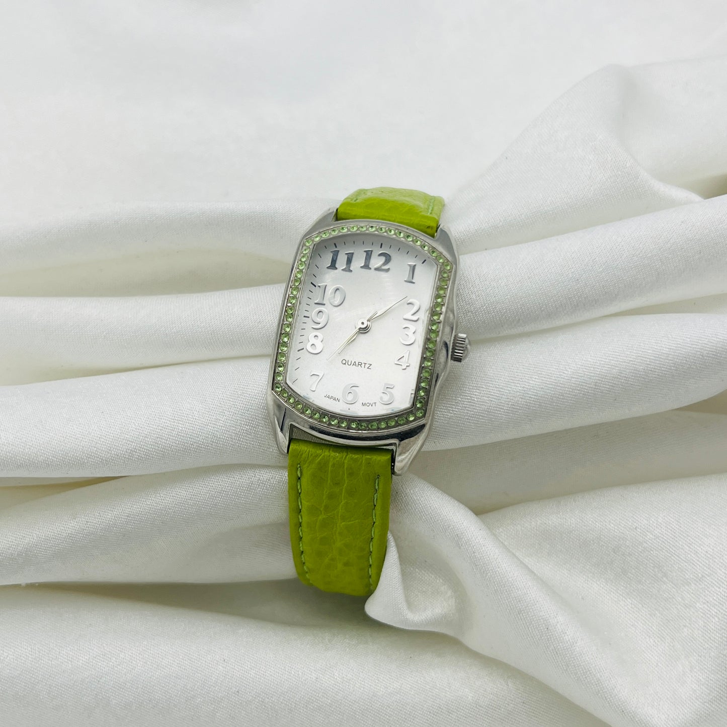 Green Leather Watch