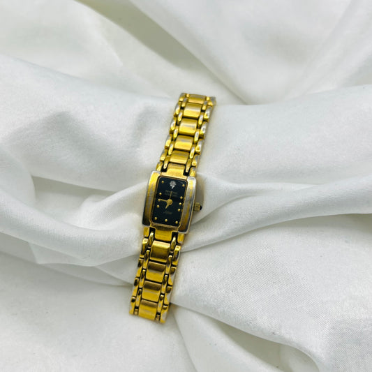 Gold-Toned Tank Watch