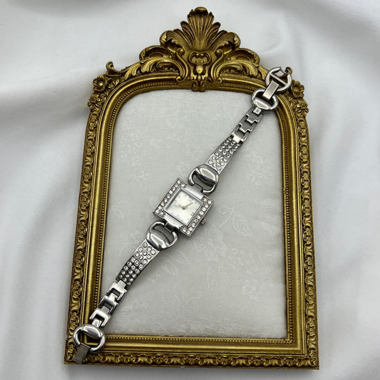 Diamanté Square Dial Watch