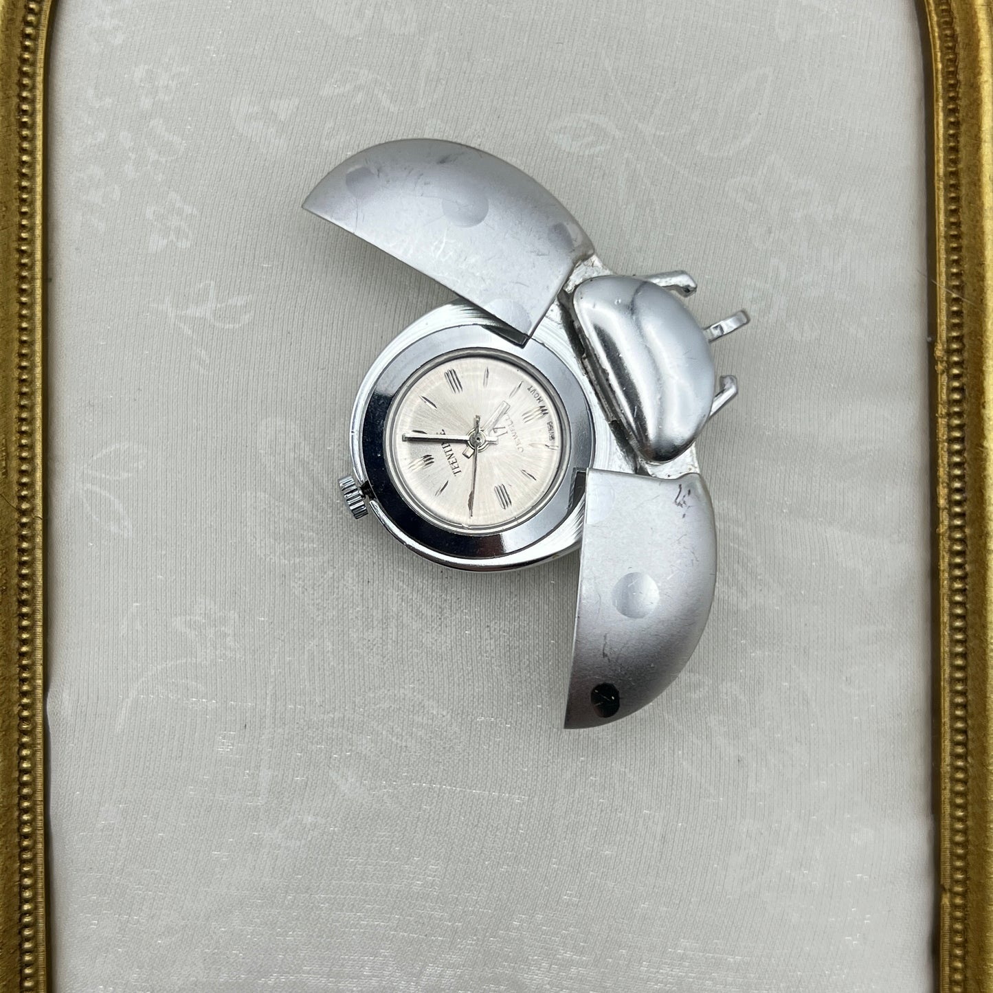 Silver Beetle Watch Pendant