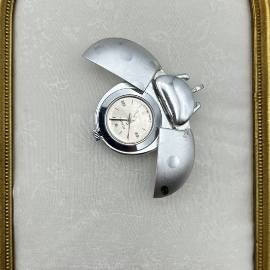 Silver Beetle Watch Pendant