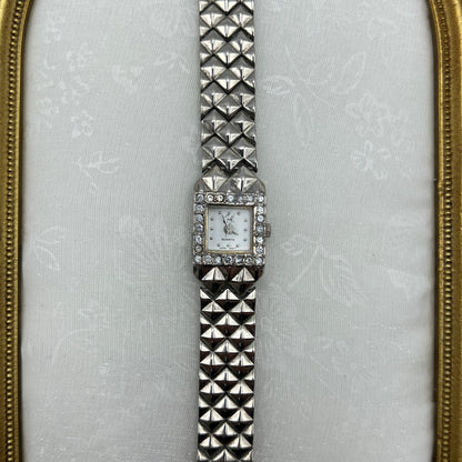 Petite Diamanté Silver-Tone Watch
