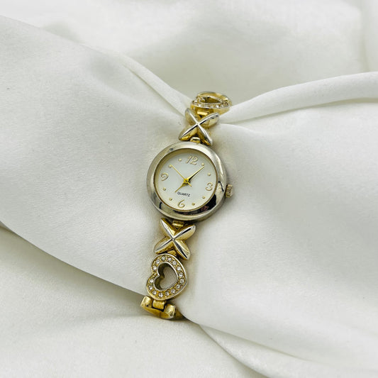 Gold-Toned XOXO Watch