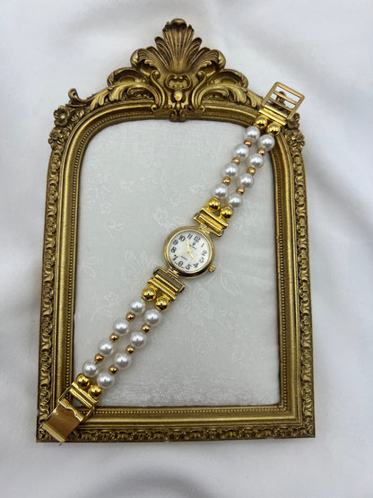 Pearl Gold-Tone Watch