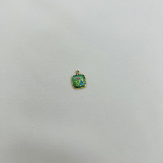 Dainty Reversible Flower Charm
