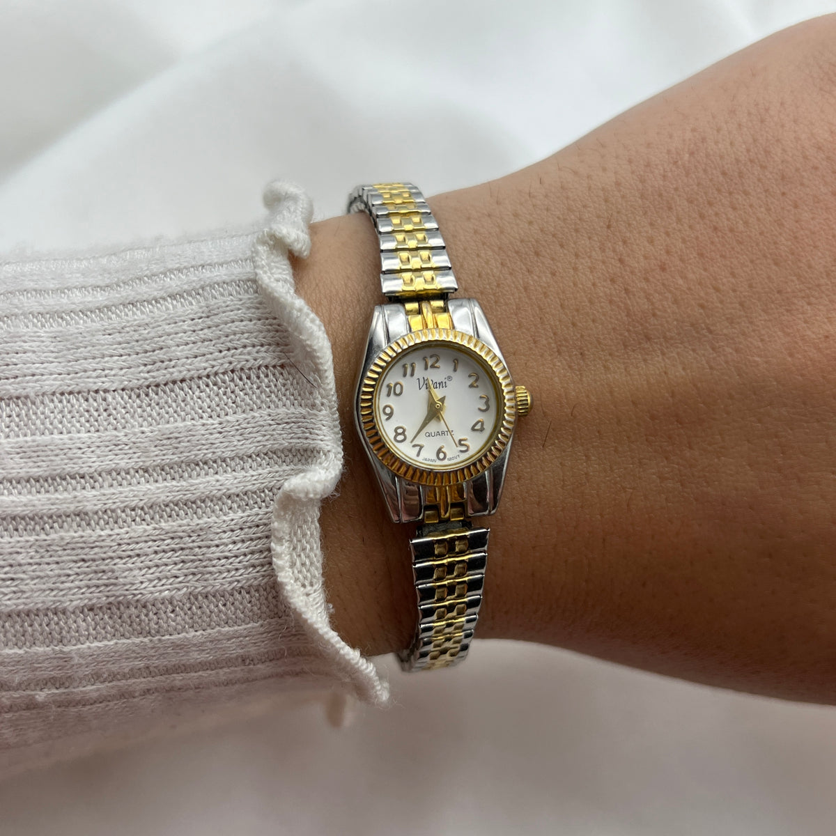 Dainty Two-Toned Watch
