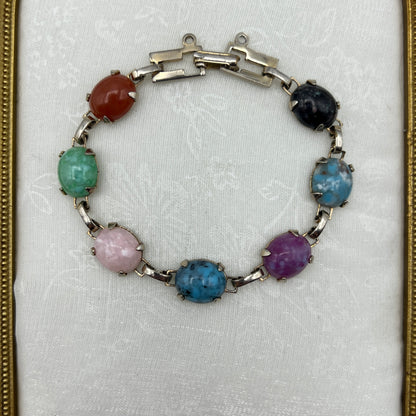 Scarab Multi-Colored Bracelet