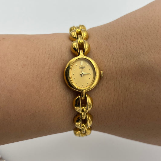 Elegant Pulsar Gold-Toned Watch