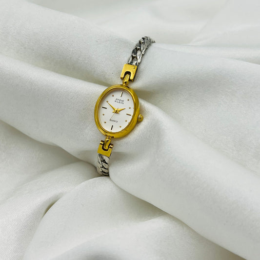 Dainty Anne Klein Two-Toned Watch