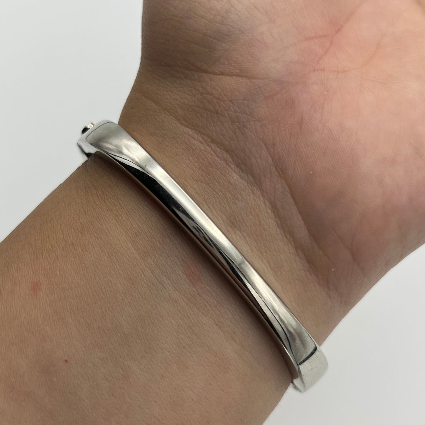 Diamanté Silver-Toned Watch