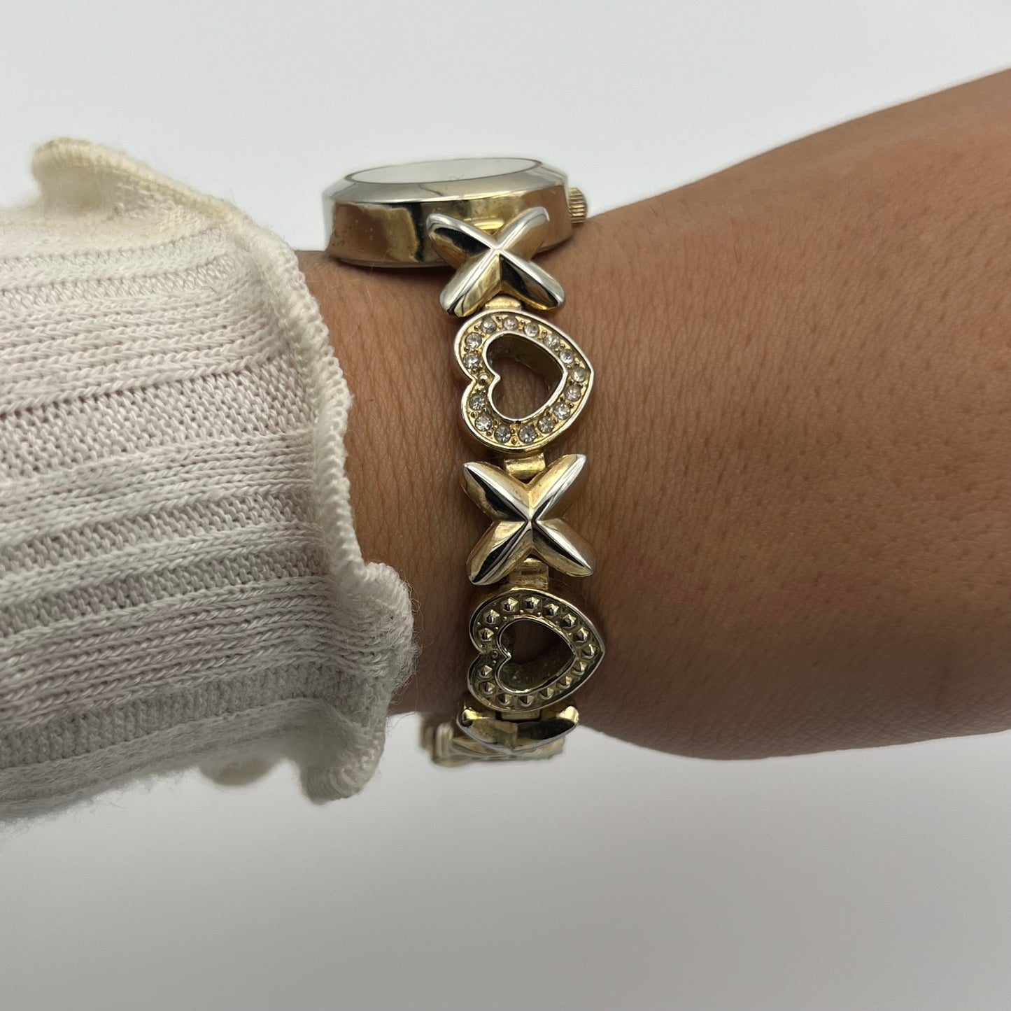 Gold-Toned XOXO Watch