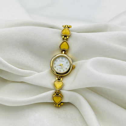 Yellow Heart Watch