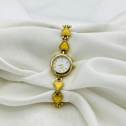 Yellow Heart Watch