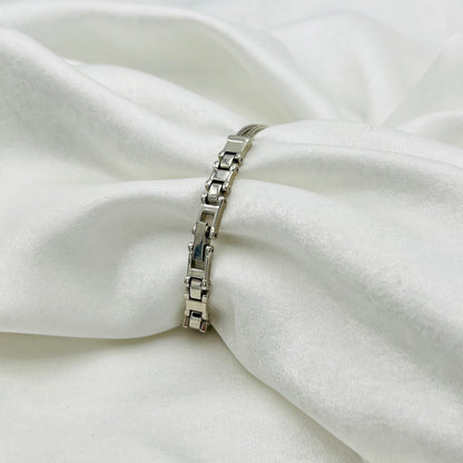 RARE Silver-Toned Heart Dial Watch