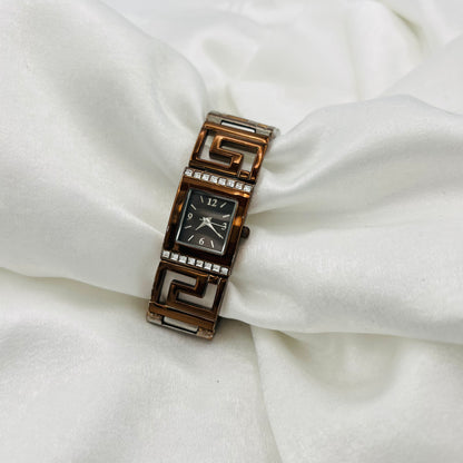 Bronze Geometric Watch