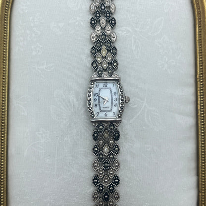 Art Deco Silver-Toned Watch