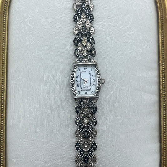 Art Deco Silver-Toned Watch