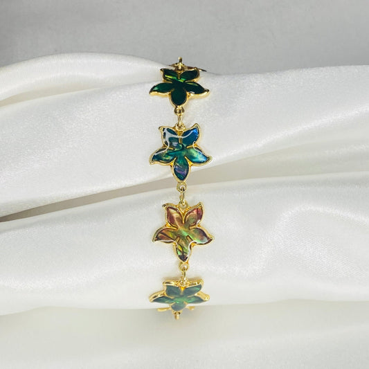 Abalone Flower Bracelet