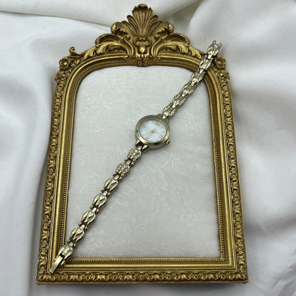 Classy Diamanté Gold-Tone Watch