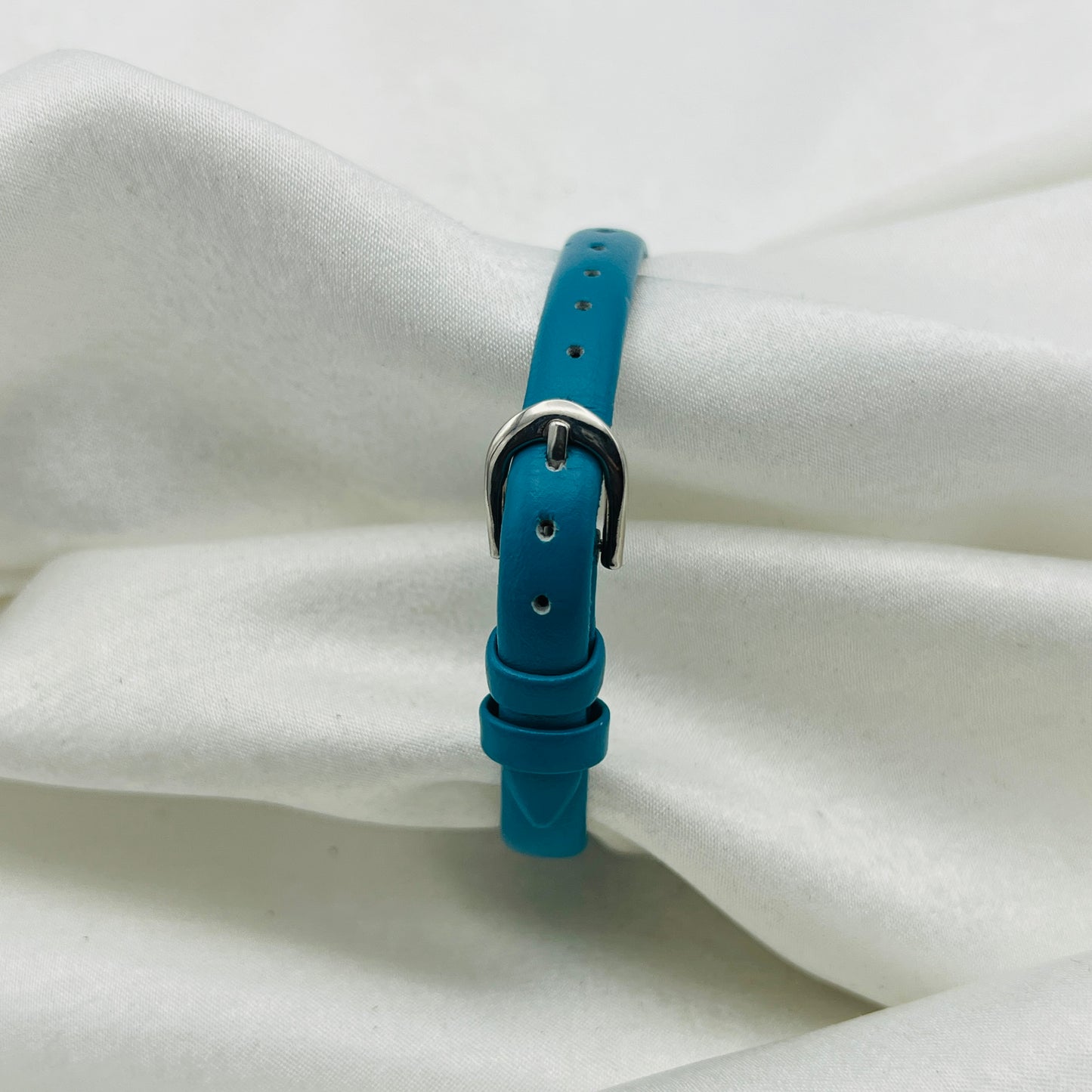 Dainty Teal Leather Watch