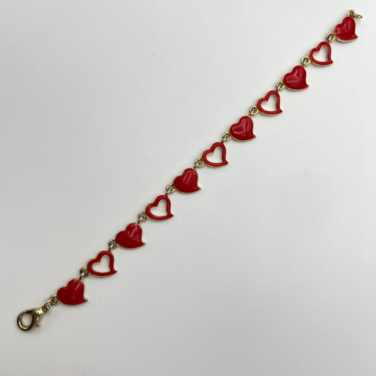 Red Hearts Bracelet