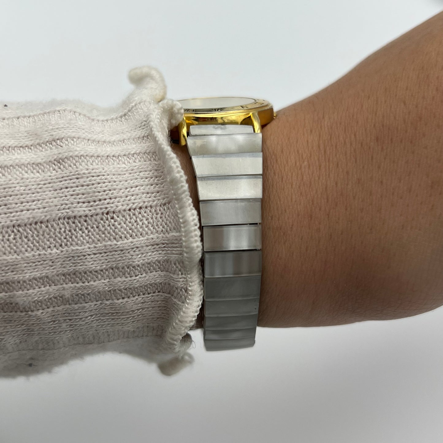 Gold-Toned Shell Watch