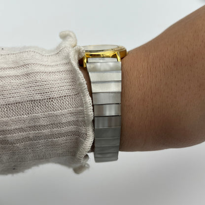 Gold-Toned Shell Watch